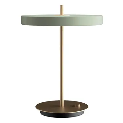 Světle zelená LED stmívatelná stolní lampa s kovovým stínidlem (výška 41,5 cm) Asteria Table – U