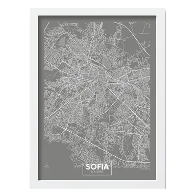 Plakát v rámu 40x55 cm Sofia – Wallity