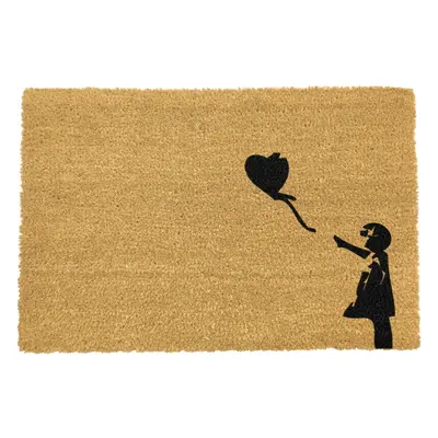 Rohožka z kokosového vlákna 40x60 cm Girl With a Ballon – Artsy Doormats