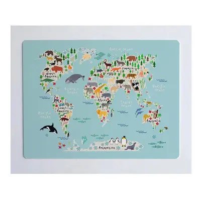 Podložka na stůl Little Nice Things World Map, 55 x 35 cm