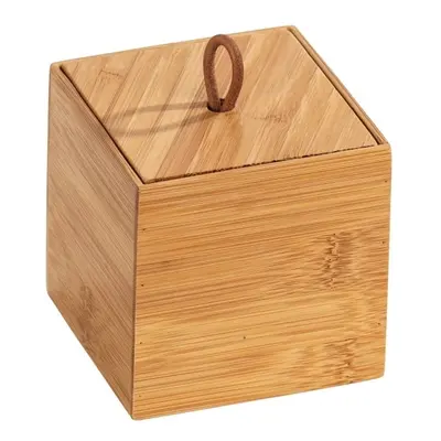 Bambusový box s víkem Wenko Terra, šířka 9 cm