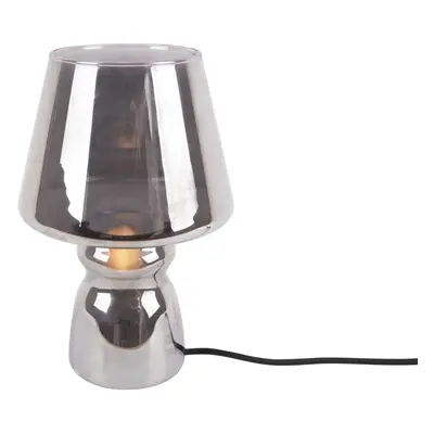 Šedá skleněná stolní lampa Leitmotiv Classic Glass, ø 16 cm