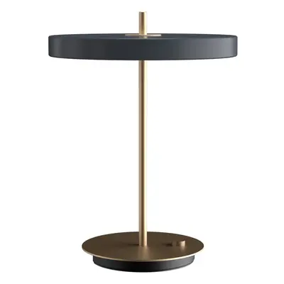 Antracitová LED stmívatelná stolní lampa s kovovým stínidlem (výška 41,5 cm) Asteria Table – UMA