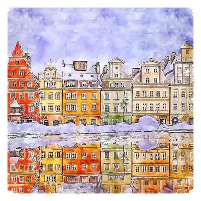 Obraz 90x90 cm Wroclaw – Fedkolor