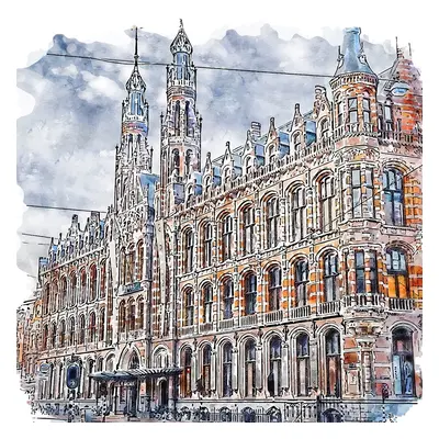 Obraz 50x50 cm Amsterdam – Fedkolor