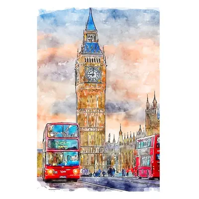 Obraz 40x60 cm London – Fedkolor