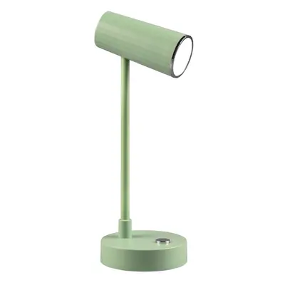 Světle zelená LED stmívatelná stolní lampa (výška 28 cm) Lenny – Trio