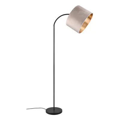 Černo-béžová stojací lampa (výška 205 cm) Julieta – Trio