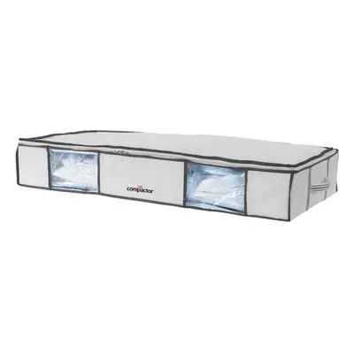 Sada 2 bílých úložných boxů pod postel s vakuovým obalem Compactor XLarge Underbed Life, 105 x 1