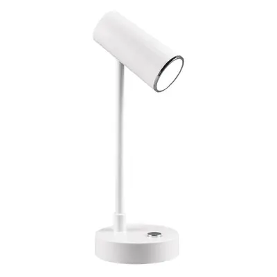 Bílá LED stmívatelná stolní lampa (výška 28 cm) Lenny – Trio