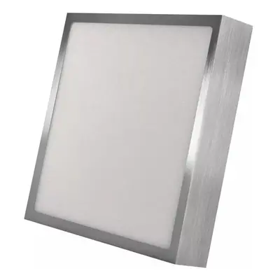 LED stropní svítidlo v leskle stříbrné barvě 22,5x22,5 cm Nexxo – EMOS