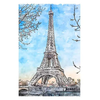 Obraz 90x60 cm Paris – Fedkolor