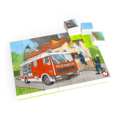 Dětské puzzle Hubelino Hasičská jednotka