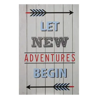 Dětský obrázek 30x45 cm Let New Adventures Begin – Premier Housewares