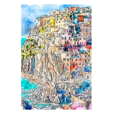 Obraz 40x60 cm Manarola – Fedkolor