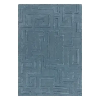 Modrý vlněný koberec 160x230 cm Maze – Asiatic Carpets