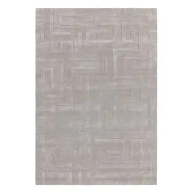 Světle šedý vlněný koberec 160x230 cm Maze – Asiatic Carpets