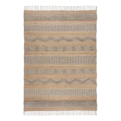 Koberec ve světle šedé a přírodní barvě 160x230 cm Medina – Flair Rugs