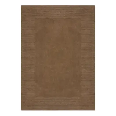 Hnědý vlněný koberec 120x170 cm – Flair Rugs