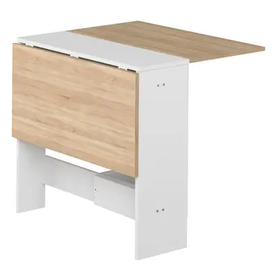 Rozkládací jídelní stůl s deskou v dekoru dubu 76x28 cm Papillon – TemaHome