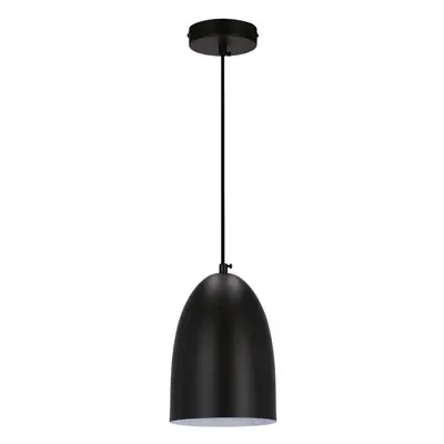 Černé závěsné svítidlo s kovovým stínidlem ø 14 cm Icaro – Candellux Lighting