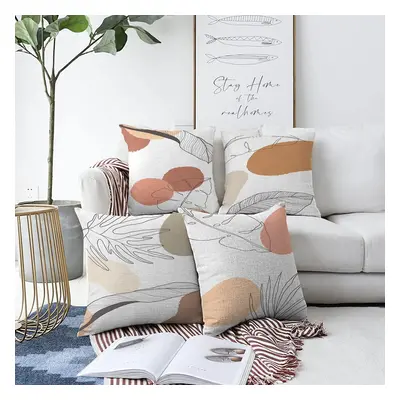 Sada 4 povlaků na polštáře Minimalist Cushion Covers Uma, 55 x 55 cm