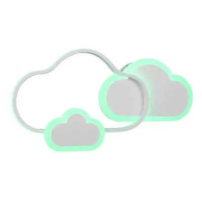 Bílé dětské svítidlo 52x25 cm Cloudy – Trio