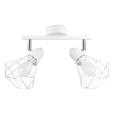 Bílé stropní svítidlo ø 10 cm Varpu – Nice Lamps