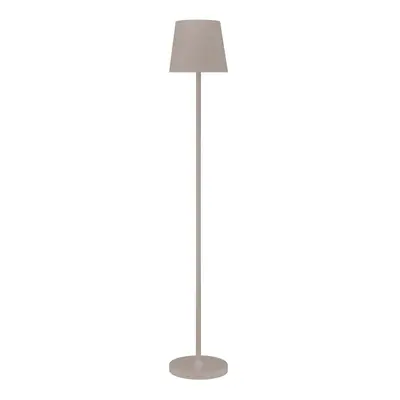 Béžová LED stmívatelná stojací lampa (výška 135 cm) Dorian – Remember