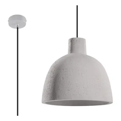 Světle šedé závěsné svítidlo ø 28 cm Filippo – Nice Lamps