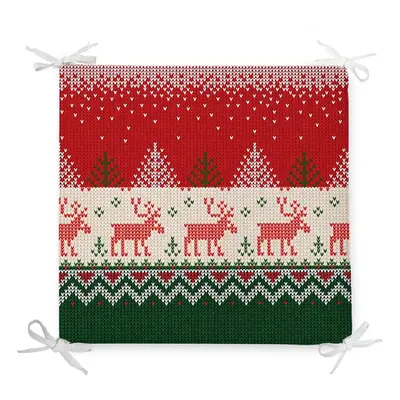 Vánoční podsedák s příměsí bavlny Minimalist Cushion Covers Merry Xmas, 42 x 42 cm