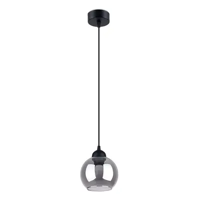 Černé závěsné svítidlo ø 15 cm Grande – Nice Lamps