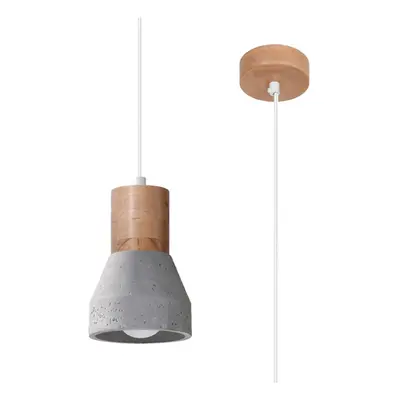 Šedé závěsné svítidlo ø 12 cm Valentina – Nice Lamps