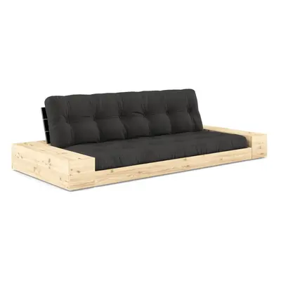 Tmavě šedá rozkládací pohovka 244 cm Base – Karup Design