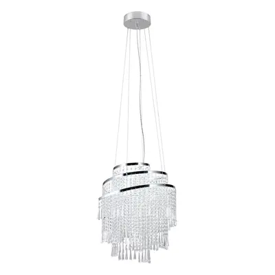 LED závěsné svítidlo ve stříbrné barvě ø 48 cm Pomp – Trio