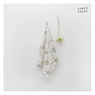 Lněná utěrka 45x65 cm White Botany – Linen Tales