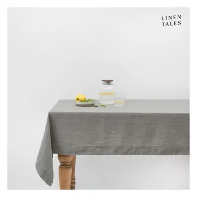 Lněný ubrus 140x140 cm Khaki – Linen Tales