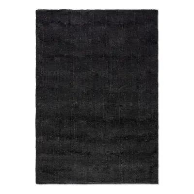 Černý jutový koberec 80x150 cm Bouclé – Hanse Home