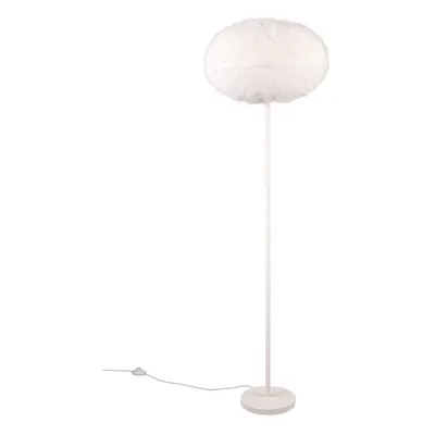 Krémová stojací lampa (výška 154 cm) Furry – Trio