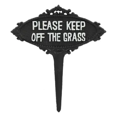 Kovový zahradní zápich Please Keep off the Grass – Esschert Design