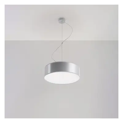 Šedé závěsné svítidlo ø 35 cm Atis – Nice Lamps