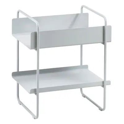 Světle šedý kovový konzolový stolek 36x48 cm A-Console – Zone