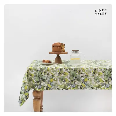 Lněný ubrus 140x140 cm Lotus – Linen Tales