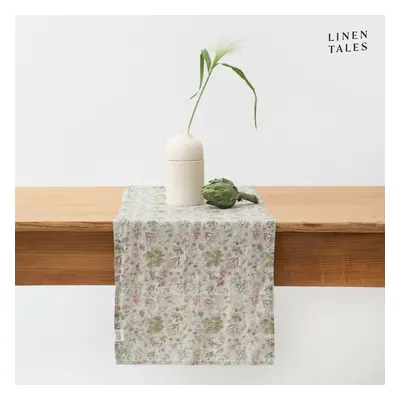 Lněný běhoun na stůl 40x200 cm Botany 2 Lightweight – Linen Tales