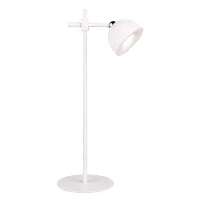 Stmívatelná bílá LED stolní lampa s klipem (výška 41 cm) Maxima – Trio