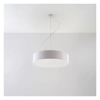 Bílé závěsné svítidlo ø 45 cm Atis – Nice Lamps