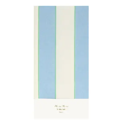 Ubrus 137x259 cm Pale Blue Stripe – Meri Meri