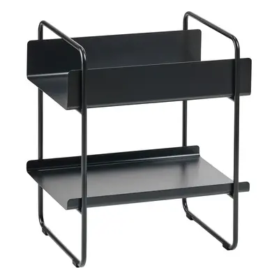 Černý kovový konzolový stolek 36x48 cm A-Console – Zone