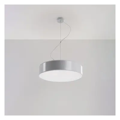 Šedé závěsné svítidlo ø 45 cm Atis – Nice Lamps