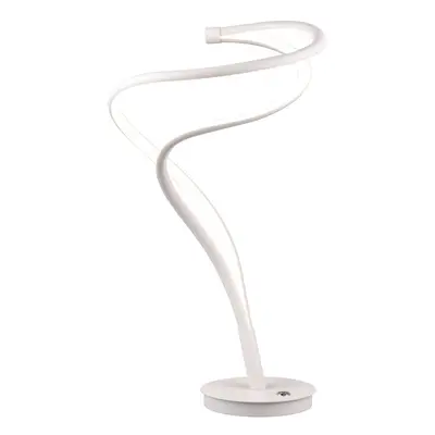 Bílá LED stolní lampa s kovovým stínidlem (výška 56 cm) Nala – Trio Select